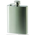 3.5 Oz. Stainless Steel Brushed Finished Rimless Flask